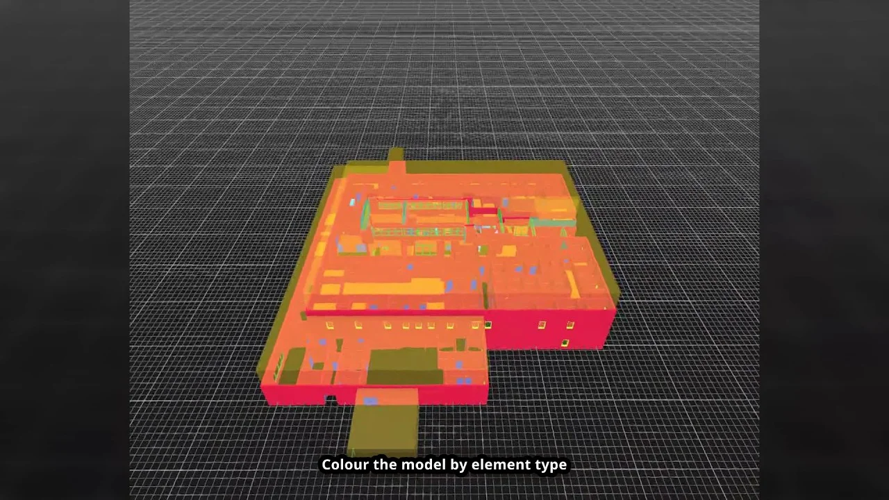 informed.build BIM-Plattform — 3D-Viewer mit geöffnetem IFC-Modell